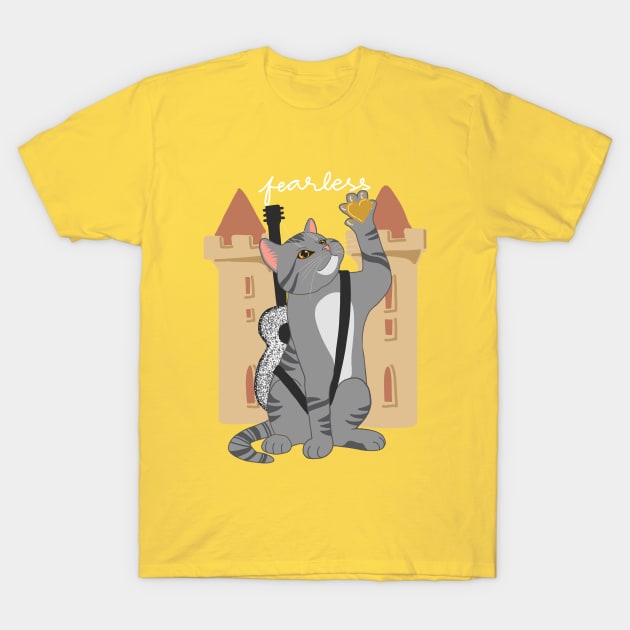 FEARLESS CAT ERA T-Shirt by ulricartistic